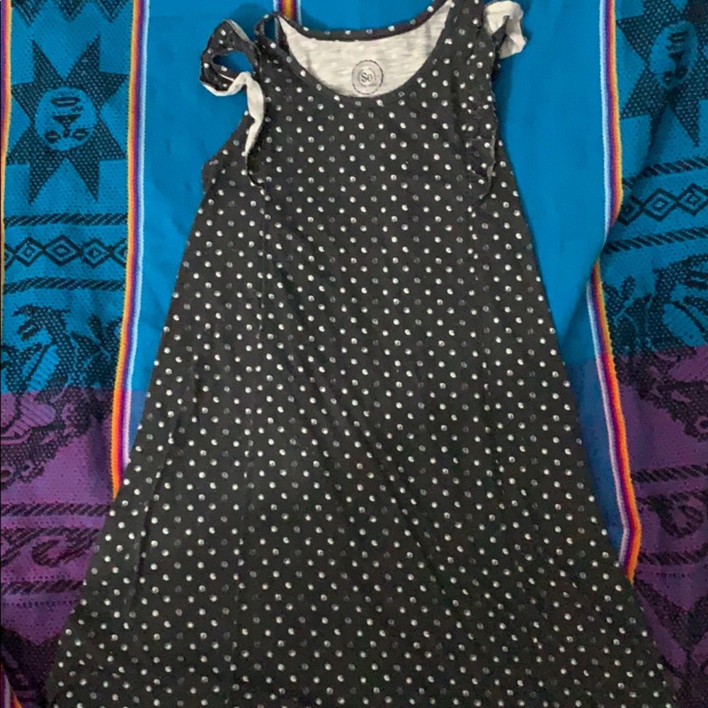 Black and white dress